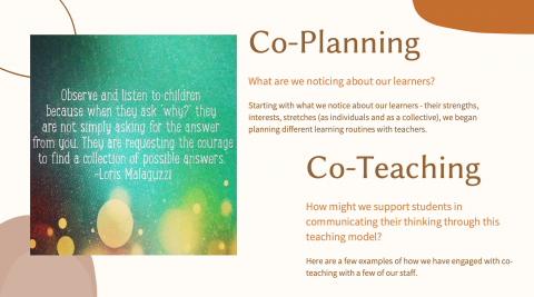 Connections through co-teaching